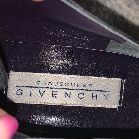 Vintage Gray and black Chaussures Givenchy laced Paris shoes - Picture 10 of 11